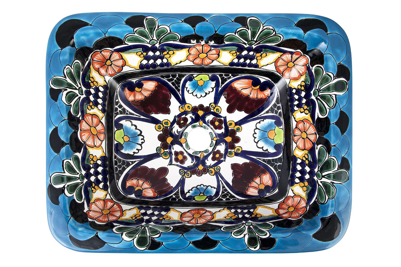 La Reina - rectangular bathroom sink from Mexico
