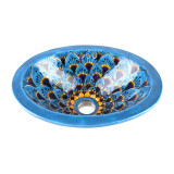 Aqua Azul Mini - oval counter sink