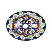 Juanetta Mini - colourful oval recessed wash basin
