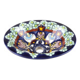 Juanetta Mini - colourful oval recessed wash basin