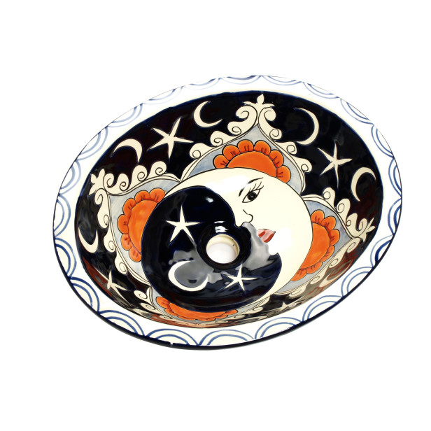 Ora - mexican medium sink Talavera