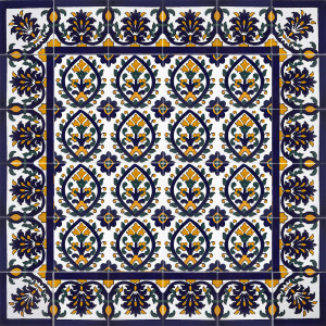 Sharifa Corner - ceramic wall tile - 1 piece.