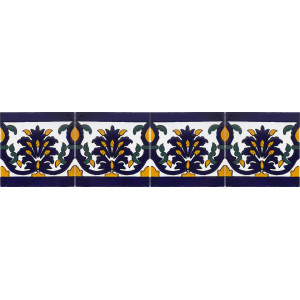 Sharifa Border - ceramic wall tile - 1 piece.