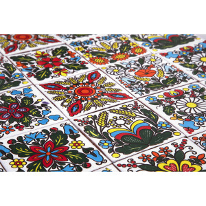 Kociewski - set of tiles with Polish, folk design