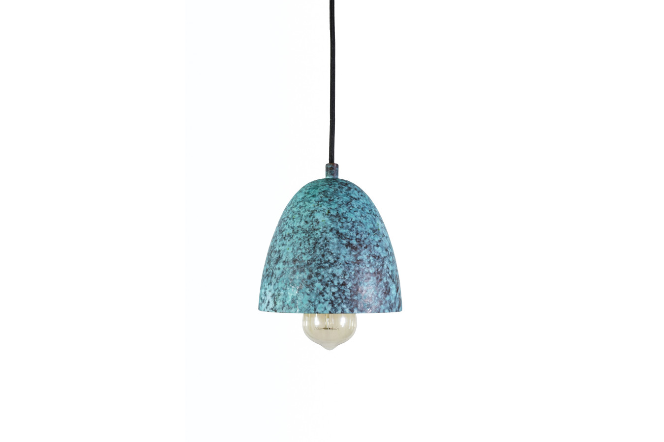 Cereza jade - patinated pendant lamp from Mexico
