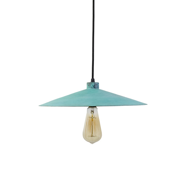 Zanahoria green - lamp from Mexico - pure copper