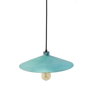 Zanahoria green - lamp from Mexico - pure copper
