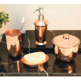 Dientes - copper bathroom set from Mexico