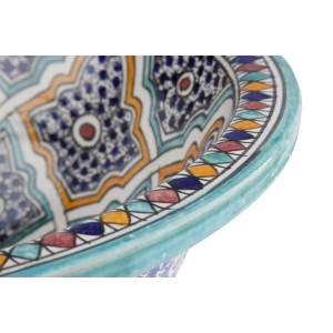Zanya - Kolorowa umywalka ceramiczna z Maroka