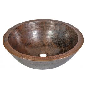 Marisol - round copper sink from Mexico