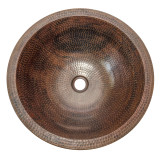 Marisol - round copper sink from Mexico