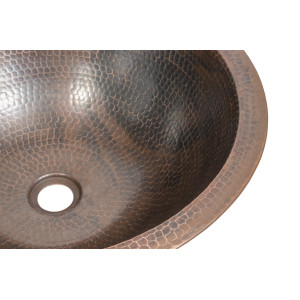 Marisol - round copper sink from Mexico