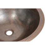 Marisol - round copper sink from Mexico