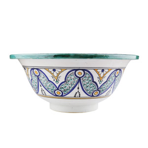 Ruqya  - ceramic arabic sink from Morocco