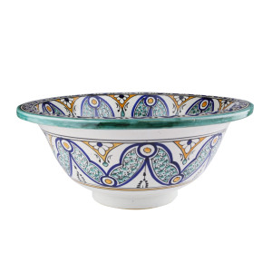 Ruqya  - ceramic arabic sink from Morocco
