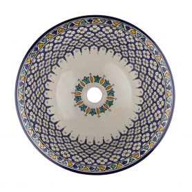 Tefeza - Moroccan ceramic round sink
