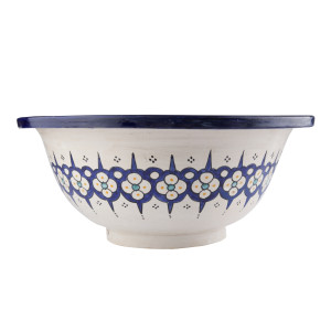 Zanya - Kolorowa umywalka ceramiczna z Maroka