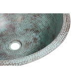 Lita - patinated copper washbasin