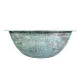 Lita - patinated copper washbasin