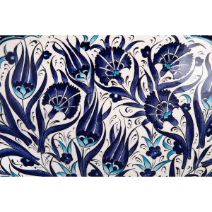 Ebru – iznik ceramic countertop washbasin