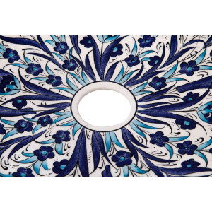 Ebru – iznik ceramic countertop washbasin