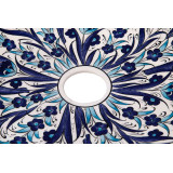 Ebru – iznik ceramic countertop washbasin