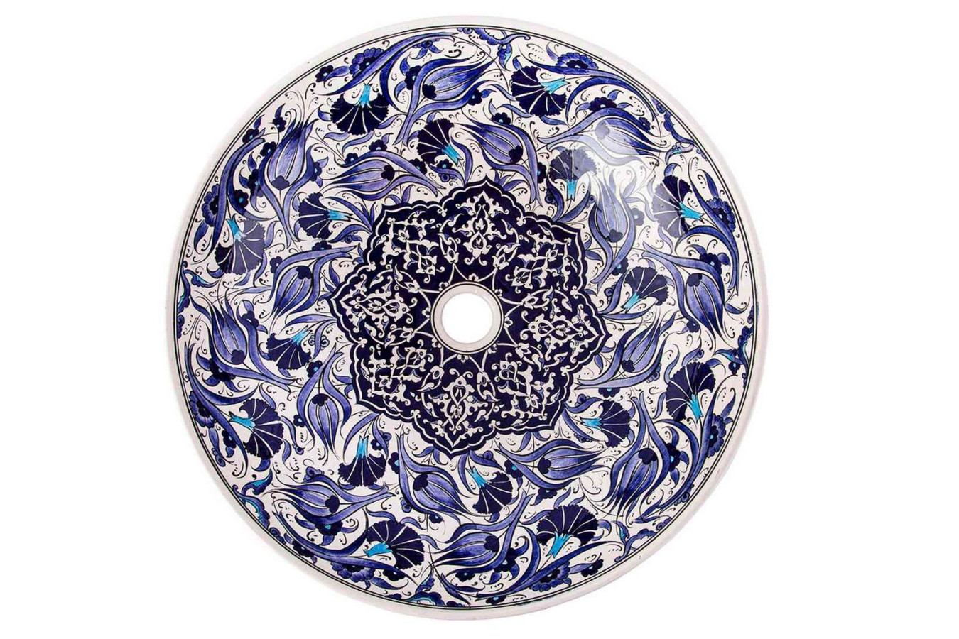 Irmak – iznik countertop washbasin