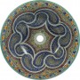 Zanya - Kolorowa umywalka ceramiczna z Maroka
