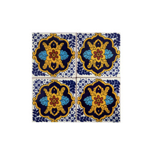 CORTINA - Mexican Ceramic Tiles - 30 pieces