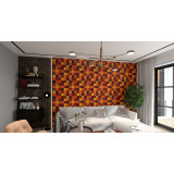 Caramelo - patchwork made of one-color tiles - 90 pcs, 1 m2