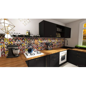 Fridas - 30 tiles set with Frida Kahlo