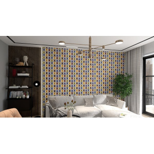 Hucul - mexican Talavera ceramic tiles - 30 pieces