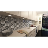 Idan - Black&White Mexican tiles - patchwork