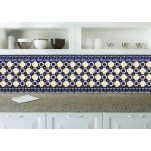 Mirta - set of mexican tiles with a border