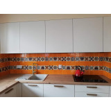 Sergio - mexican Talavera tiles patchwork - relief tiles