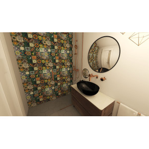 Verde - set of multi-colored wall decors - 30 pieces