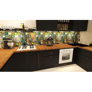Verde - set of multi-colored wall decors - 30 pieces