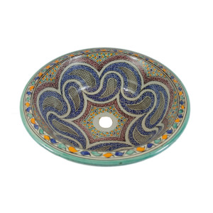 Aisa - hand painted moroccan sink
