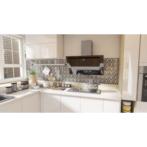 Sharifa Border - ceramic wall tile - 1 piece.