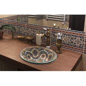 Clementine - brass wash basin mixer
