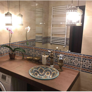 Zanya - colorful ceramics Moroccan basin