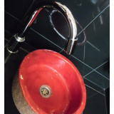 Ida  - handmade red sink