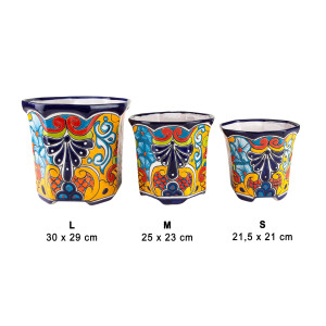 Mexican octagonal pot - size S