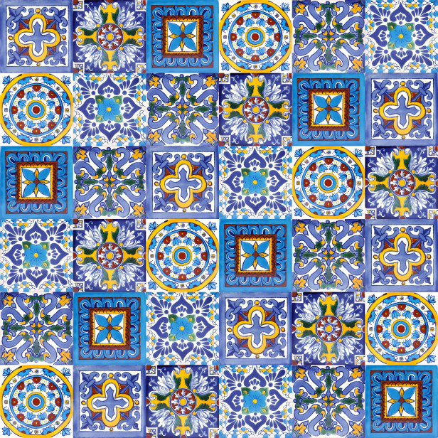 Armando - original Talavera tiles from Mexico - 30 pieces