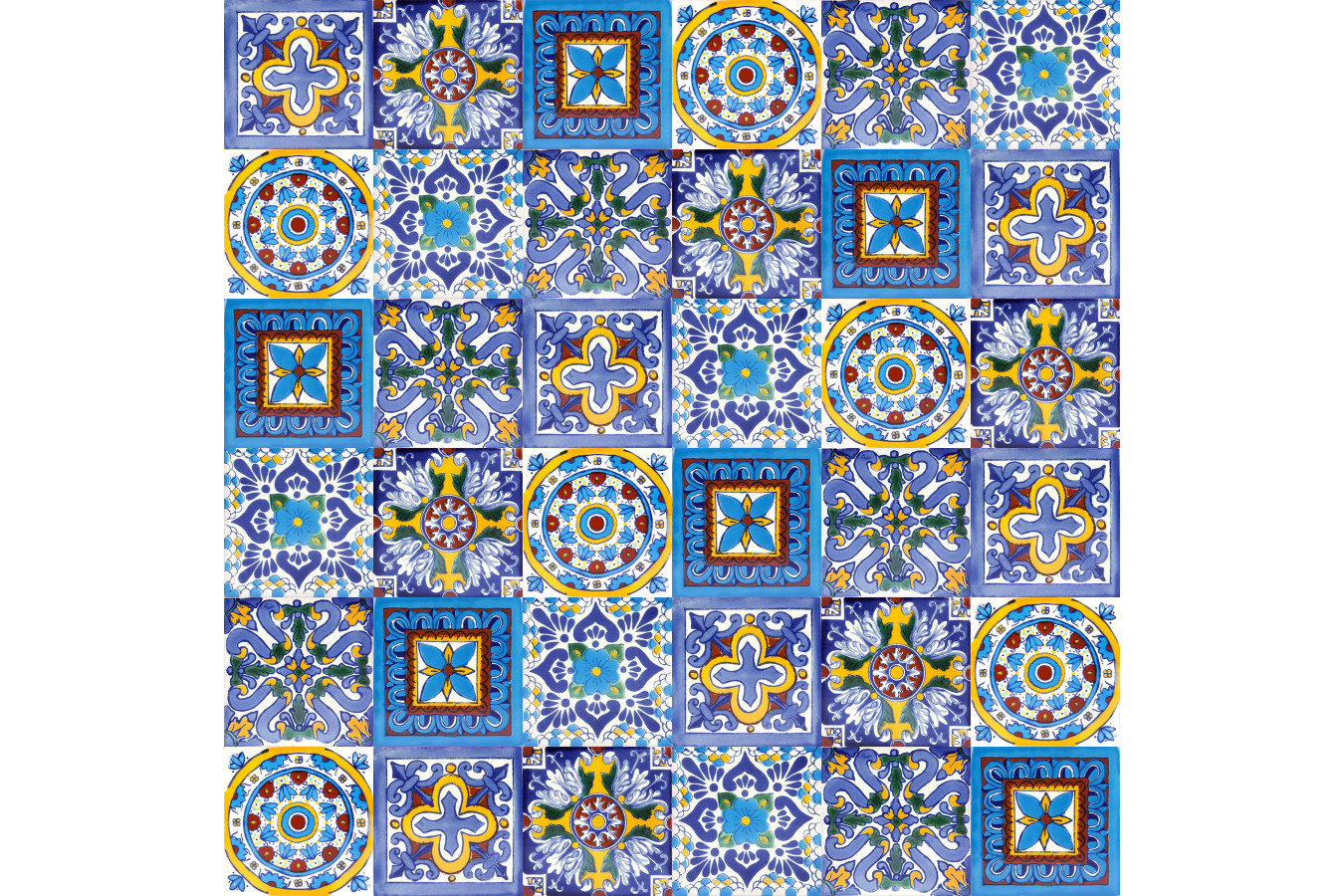 Armando - original Talavera tiles from Mexico - 30 pieces