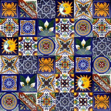 Pablo - original Talavera tiles from Mexico - 30 pieces