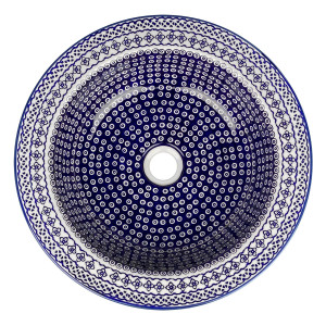 Oliwia - Ceramic washbasin from Boleslawiec