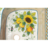 Sara - ceramic double-bowl sink