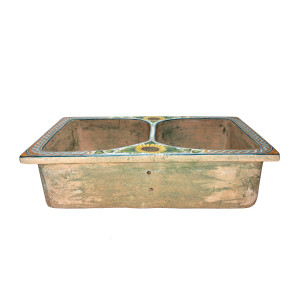 Sara - ceramic double-bowl sink