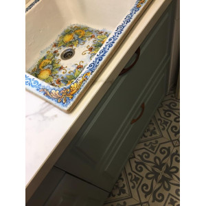 Frutti gialli - square sink from Italy